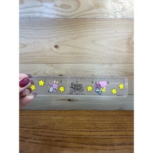 Vintage 1992 Precious Moments 6" Ruler Pink & Yellow